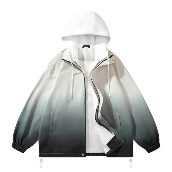 Relaxed-fit Easy-to-clean Rain Jacket with Elastic Band Cuff