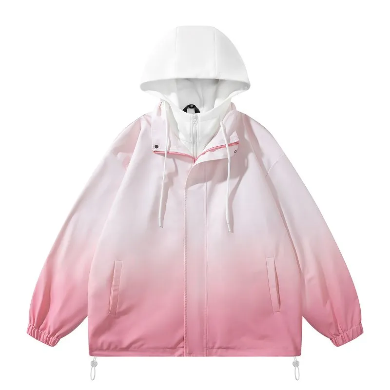 Relaxed-fit Easy-to-clean Rain Jacket with Elastic Band Cuff