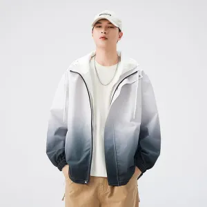 Relaxed-fit Easy-to-clean Rain Jacket with Elastic Band Cuff