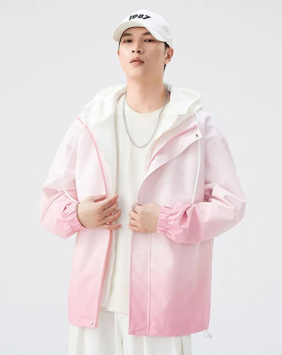 Relaxed-fit Easy-to-clean Rain Jacket with Elastic Band Cuff