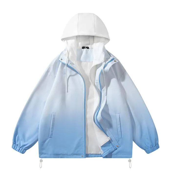 Relaxed-fit Easy-to-clean Rain Jacket with Elastic Band Cuff