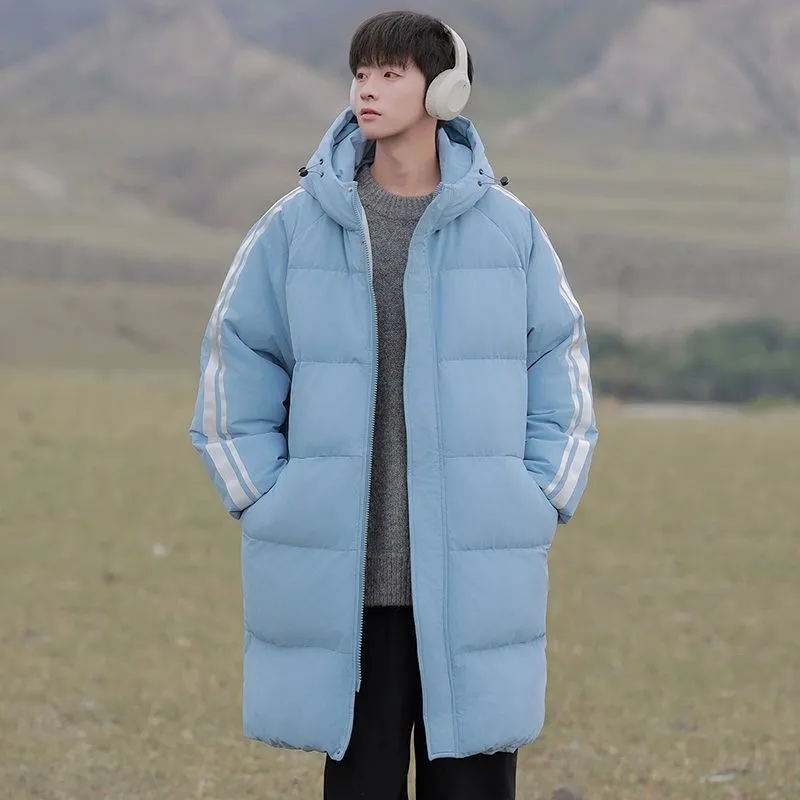Relaxed-Fit Quilted Puffer Jacket with Elastic Band Cuff