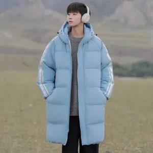 Relaxed-Fit Quilted Puffer Jacket with Elastic Band Cuff