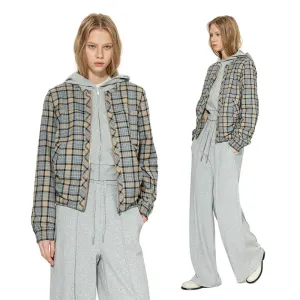 Retro Plaid Short Jacket