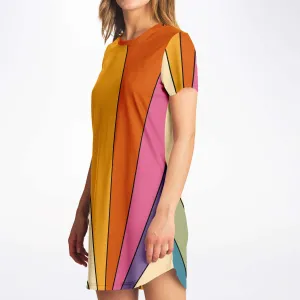 Retro Sun Rays Tshirt Dress