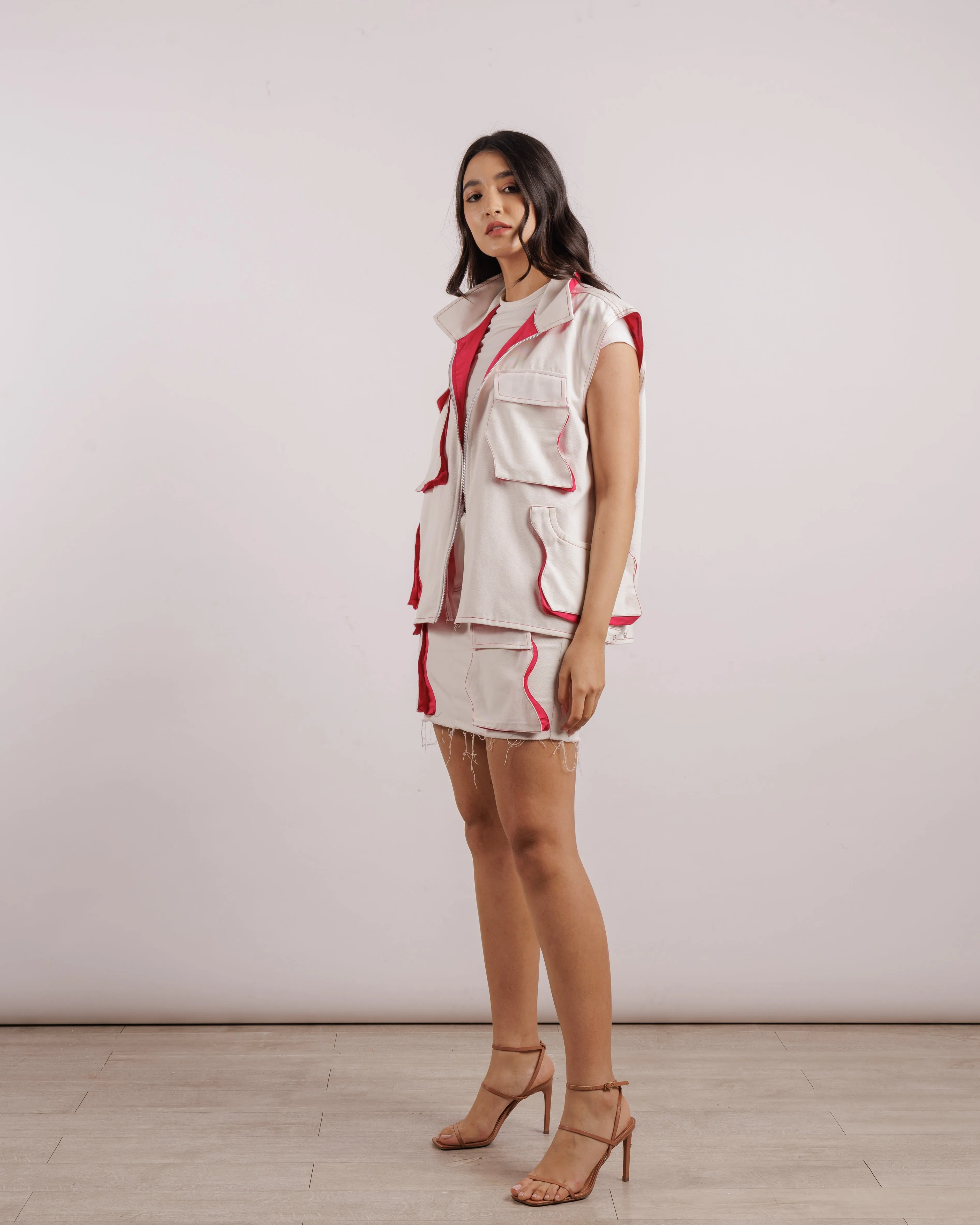 Reversible Utility Jacket - Sleeveless
