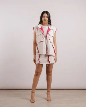 Reversible Utility Jacket - Sleeveless