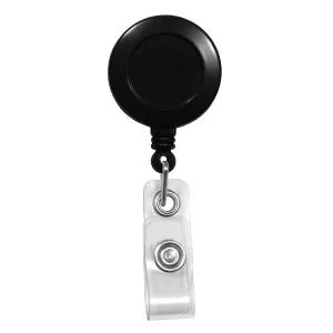 Round Badge ID Reel with Strap and Slide Clip (25/Pack)