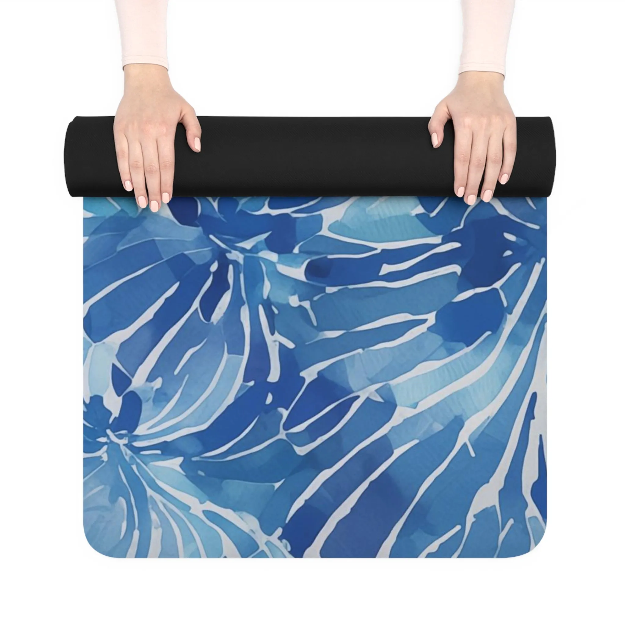 Rubber Yoga Mat- Colette Flint Shibori