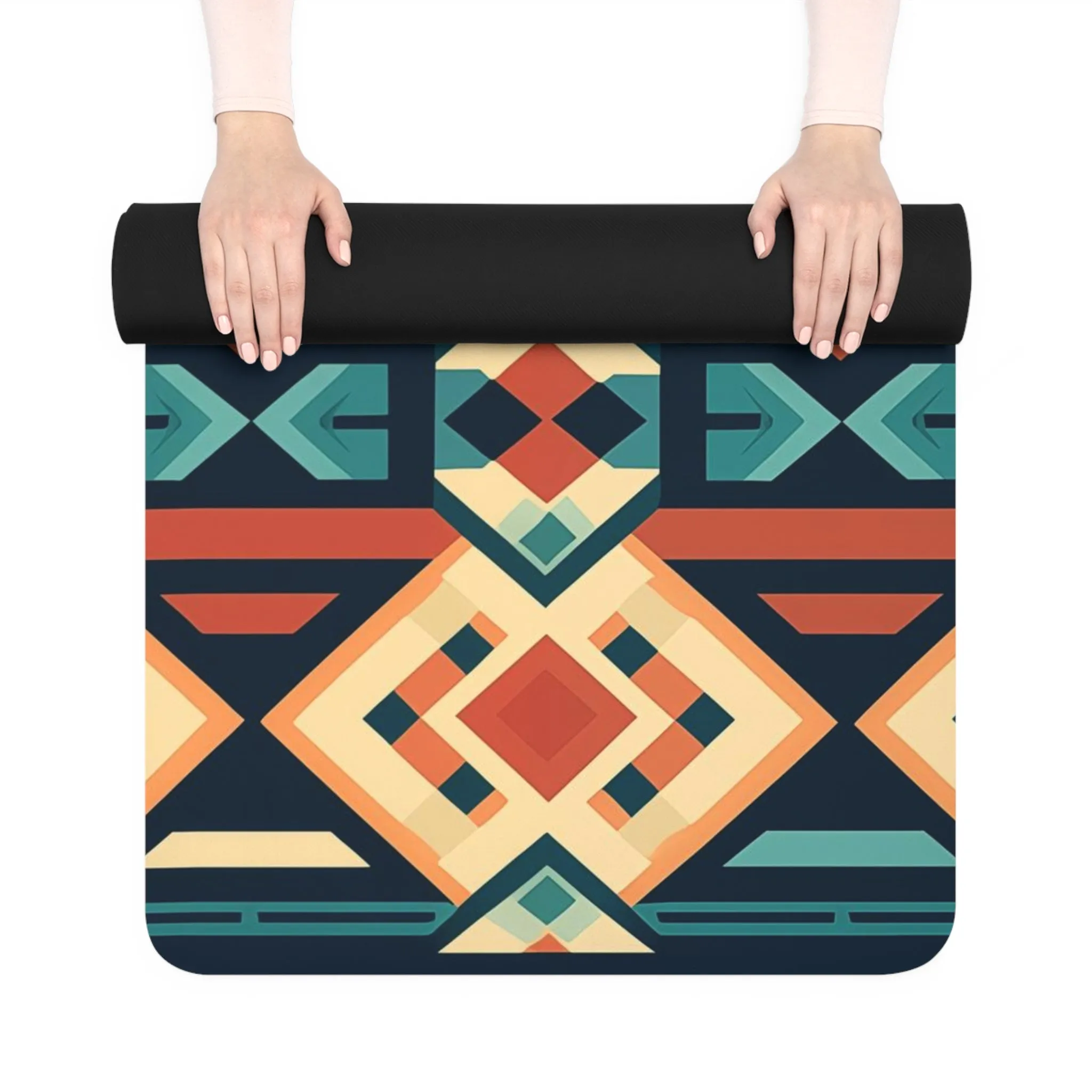 Rubber Yoga Mat- Orvyn Aix en Provence Aztec