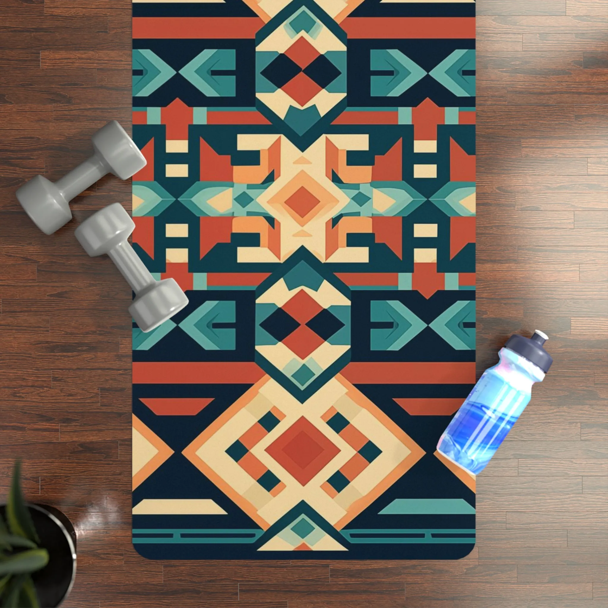 Rubber Yoga Mat- Orvyn Aix en Provence Aztec