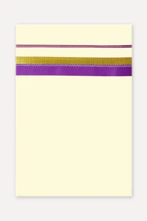 Sagar Kora - Double Layered Dhoti With Fancy Borders For Men (Assorted Border & Colors) | Uathayam