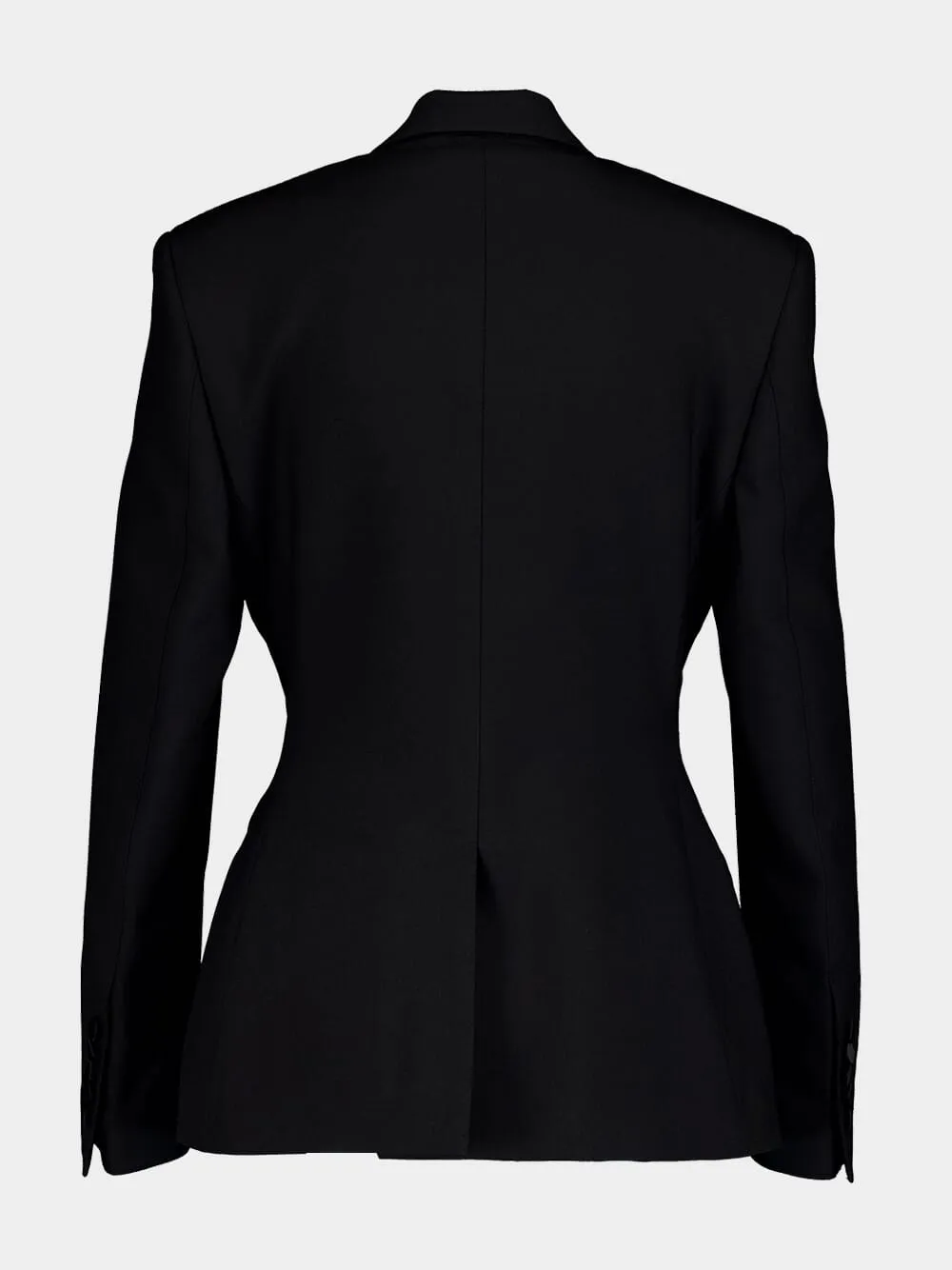 Satin Lapel Contrast Jacket