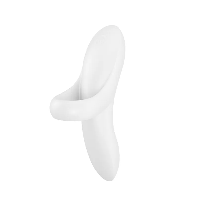 Satisfyer Bold Lover Finger Vibrator – White
