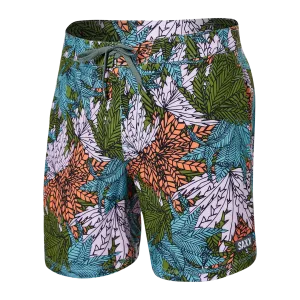 Saxx Mens Betawave 7" Swim Shorts -  Sub Tropic - Multi