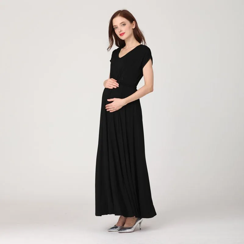 Schoensten Soft Stretch  Zipper Breastfeeding  Dresses