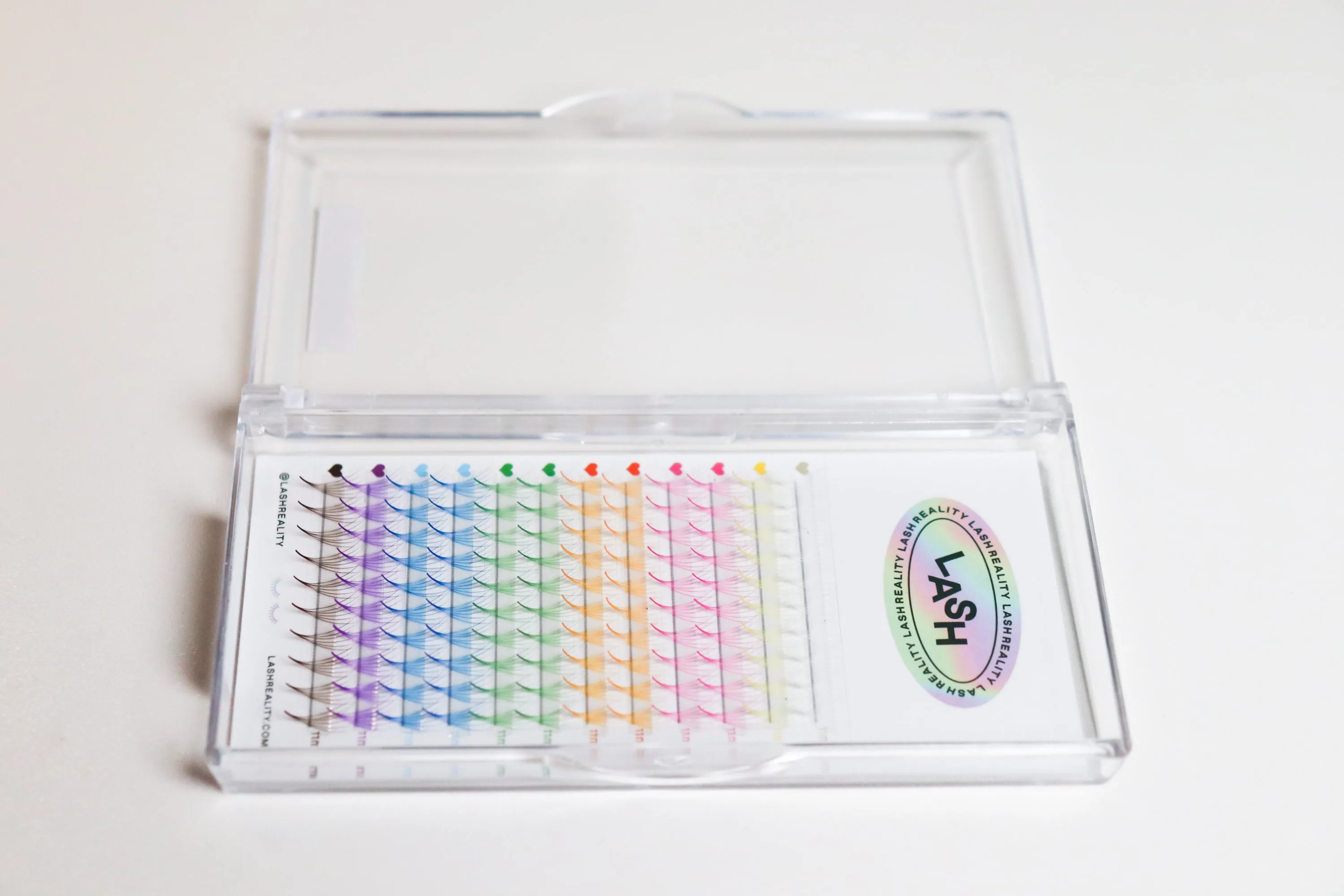 Sharp Stem / Rainbow Premades Lash Tray