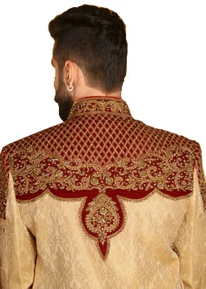 Sherwani (Custom Tailored) - (D.No.-1176)