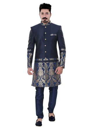 Sherwani (Custom Tailored) - (D.No.-1241)
