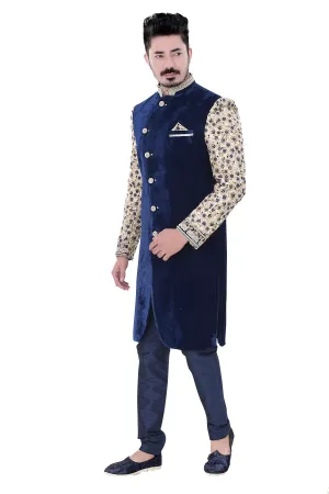 Sherwani (Custom Tailored) - (D.No.-1248)