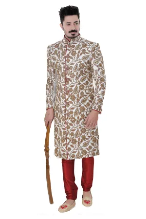 Sherwani (Custom Tailored) - (D.No.-1255)