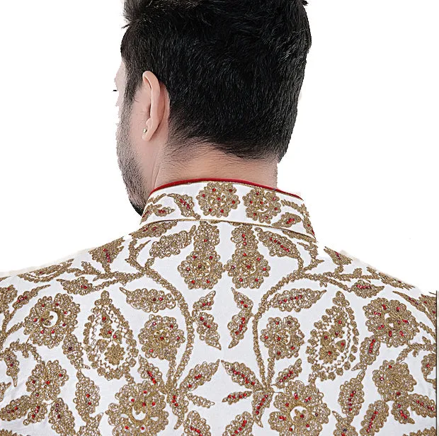 Sherwani (Custom Tailored) - (D.No.-1255)