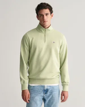 Shield Half-Zip Sweatshirt in Green