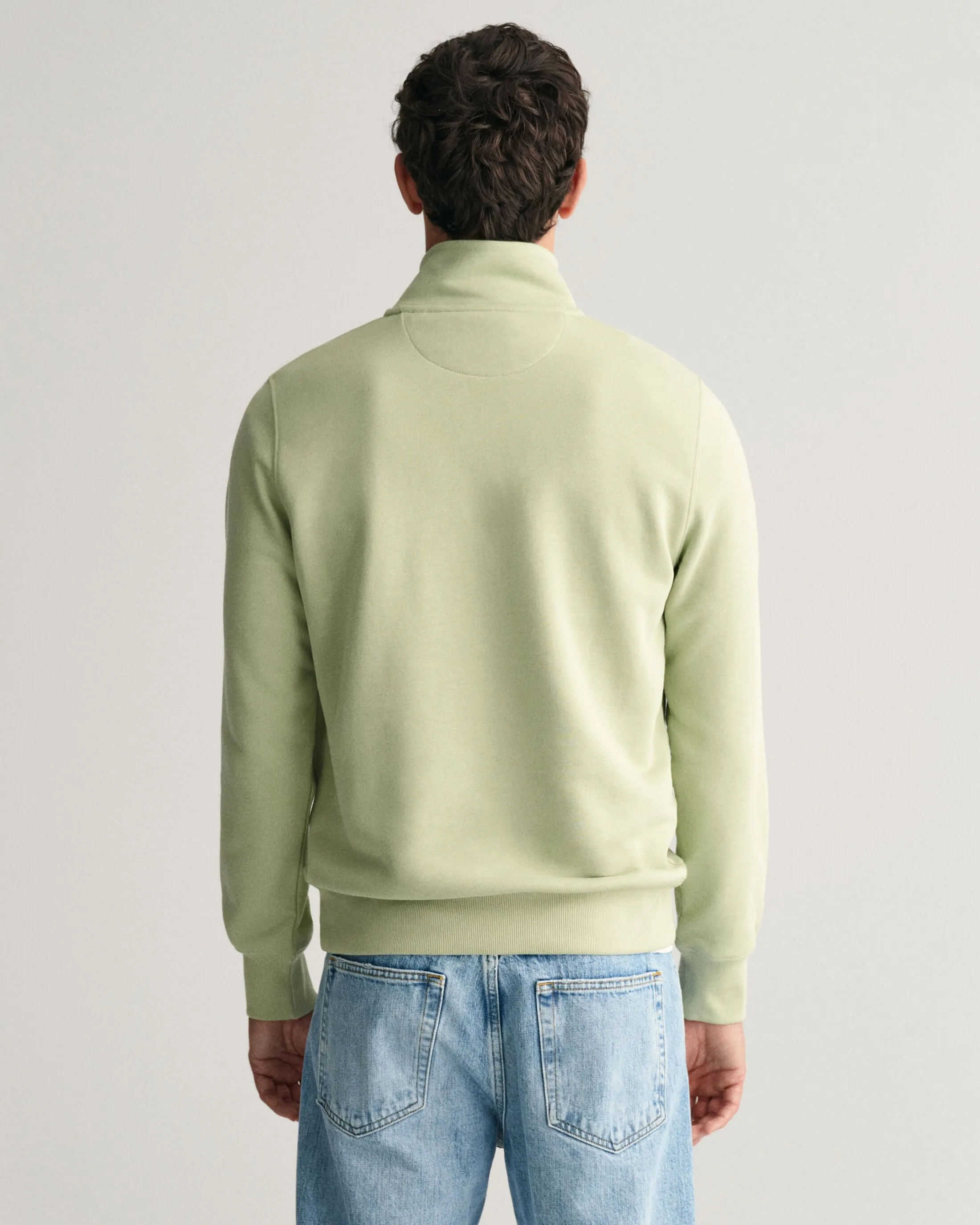 Shield Half-Zip Sweatshirt in Green