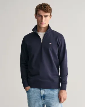 Shield Half-Zip Sweatshirt in Navy