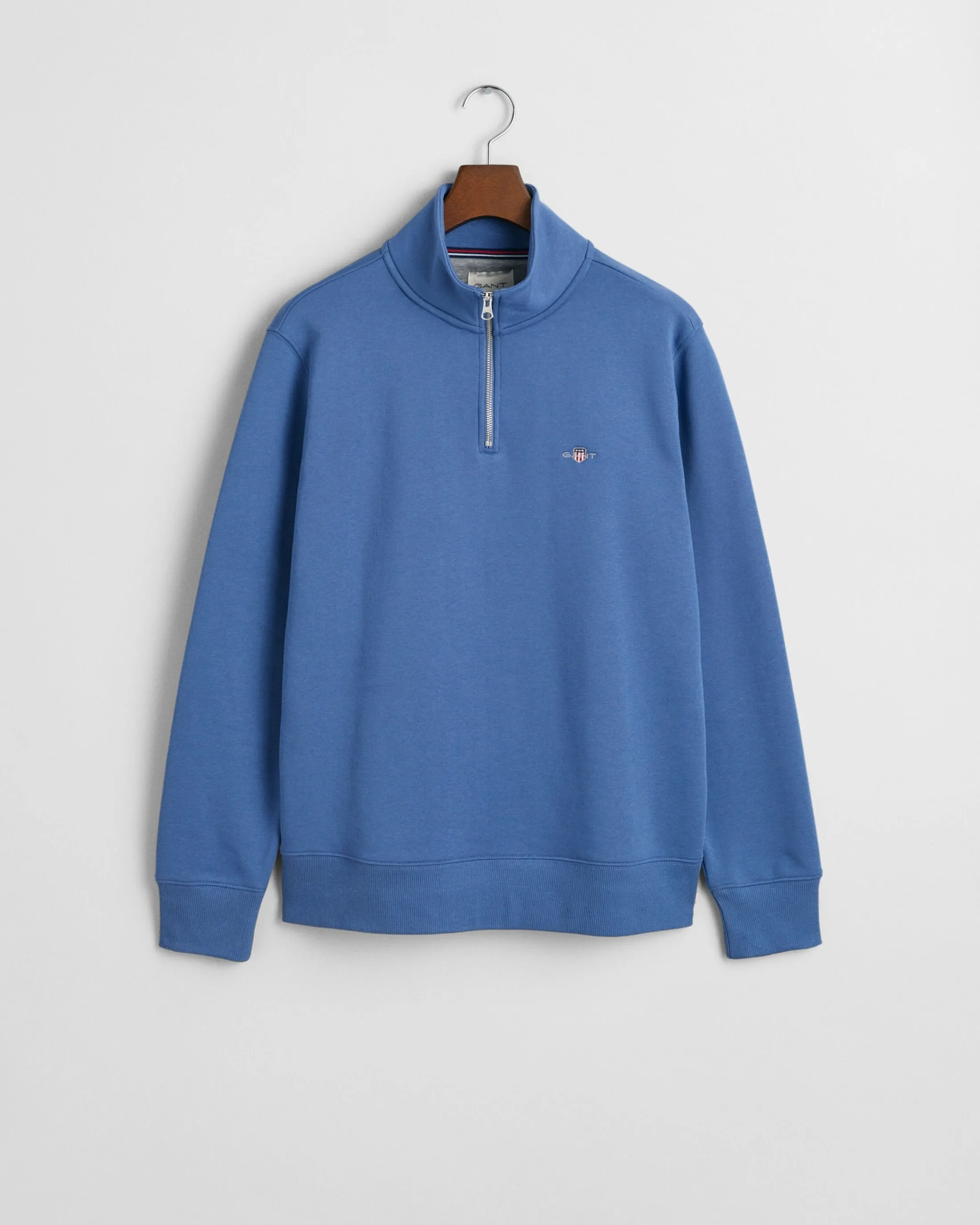 Shield Half-Zip Sweatshirt in Vintage Blue