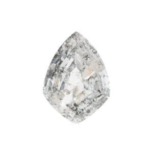 Shield Rose Cut Salt   Pepper Diamond | 0.82ct | Canada Origin