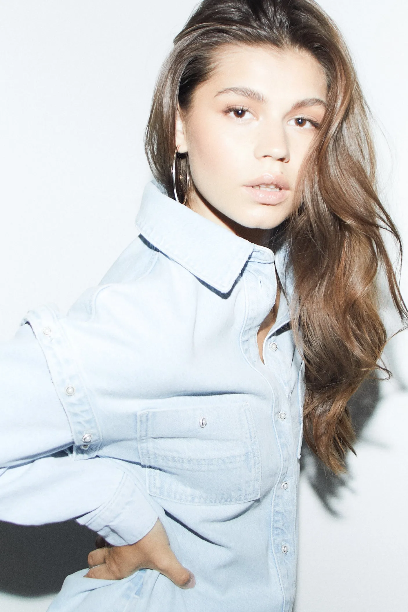 Shirt Dress With Detachable Sleeves