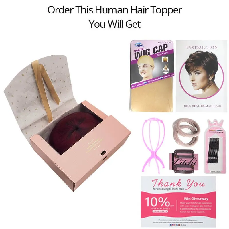 Short Pixie Cut Human Hair Wigs With Layered Side Bangs Glueless Natural Black Ombre Wine Red