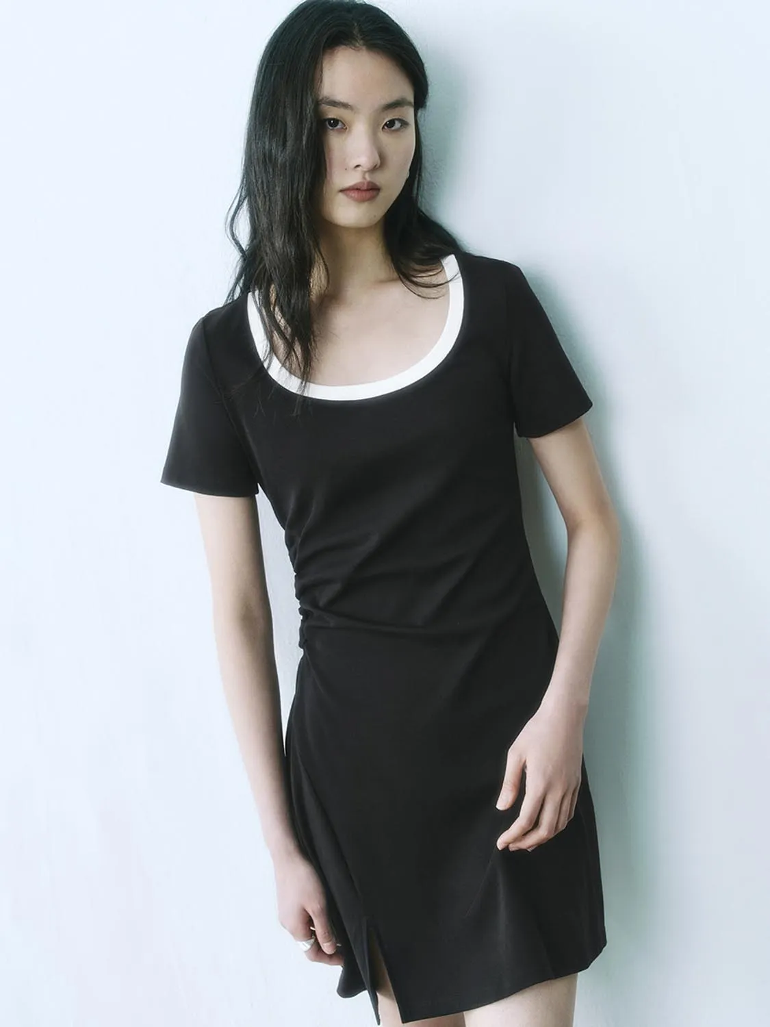 Short Sleeve A-Line Dresses