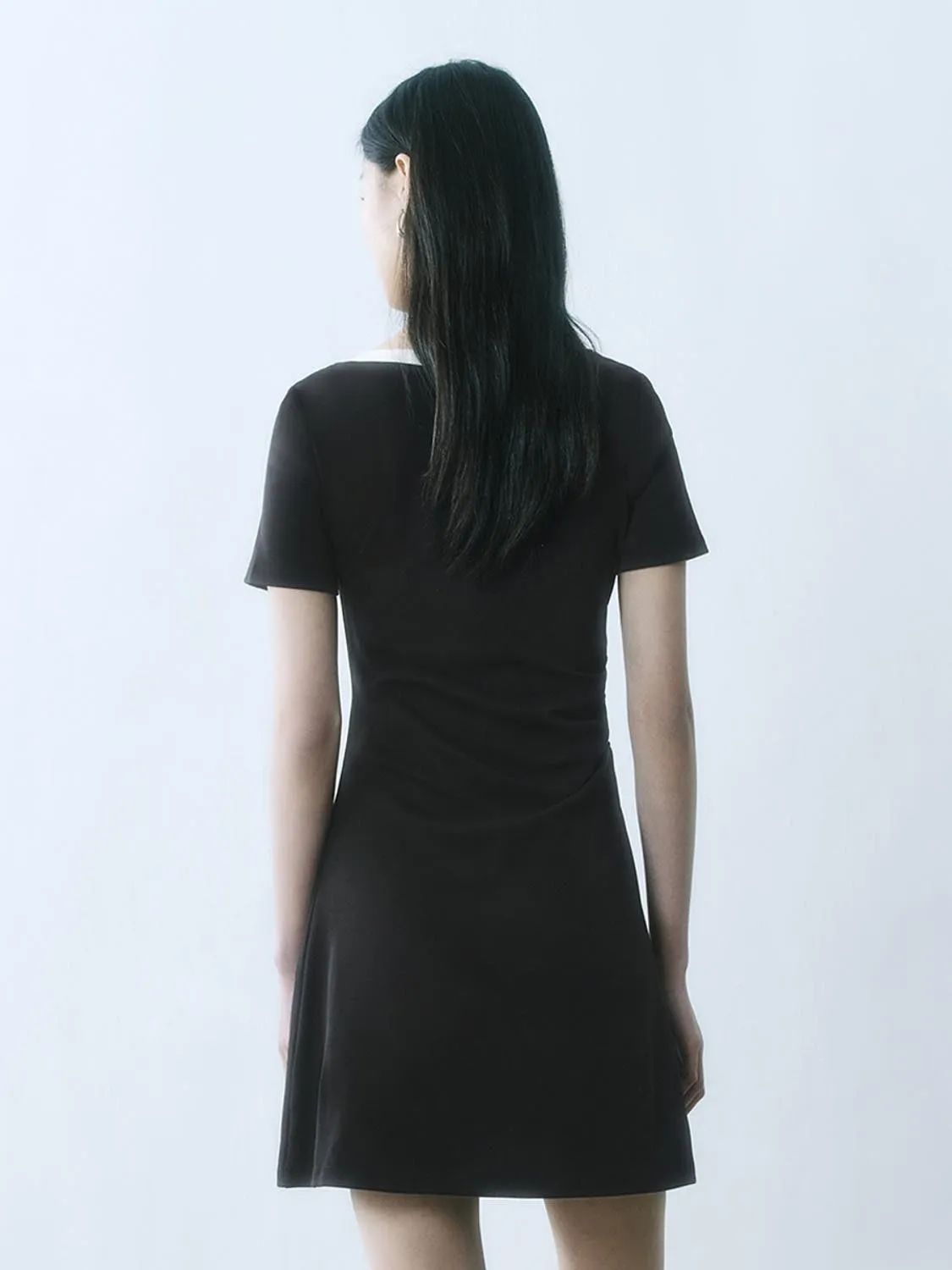Short Sleeve A-Line Dresses