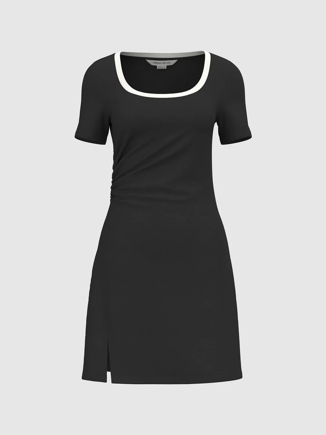 Short Sleeve A-Line Dresses