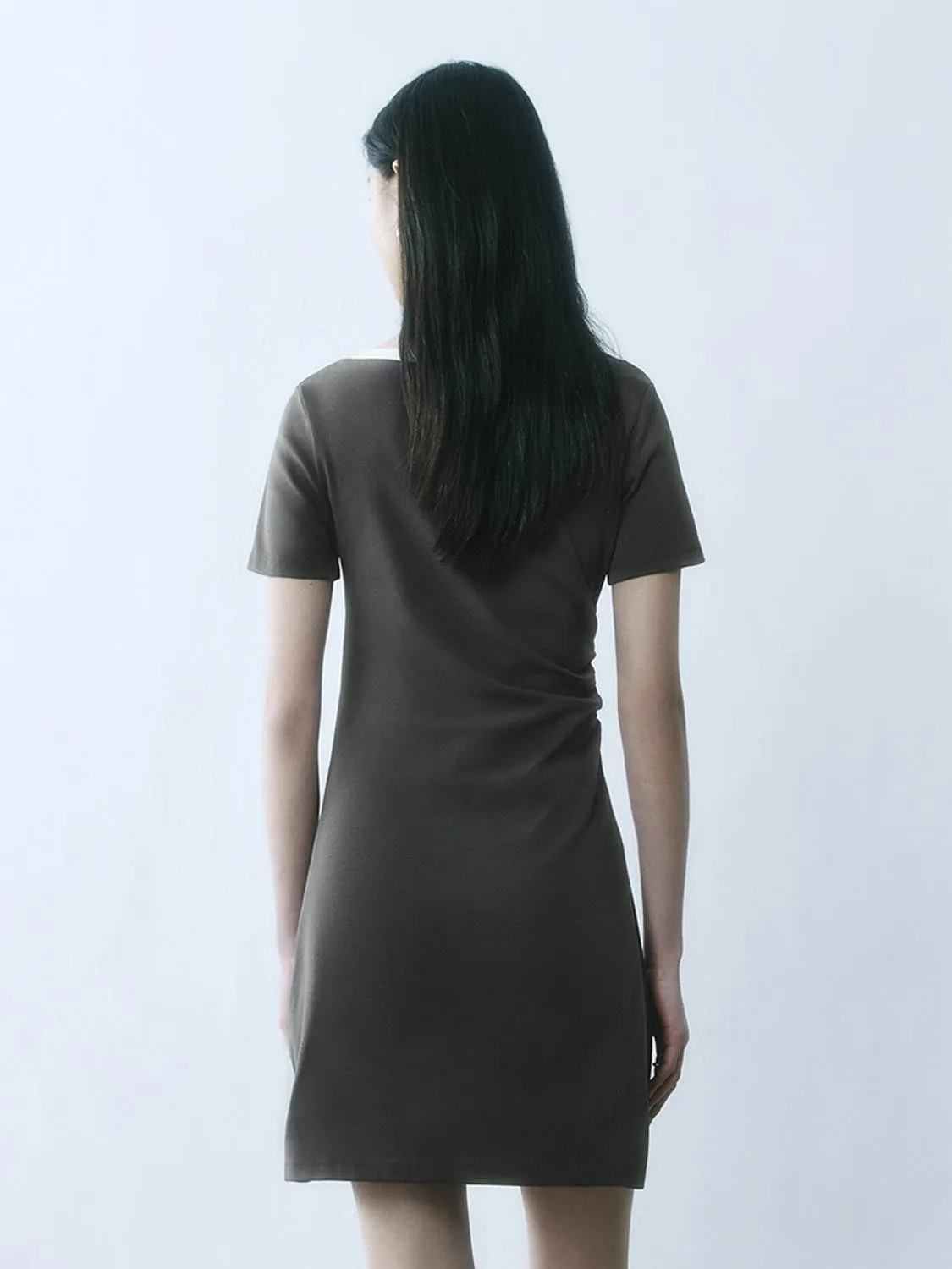 Short Sleeve A-Line Dresses
