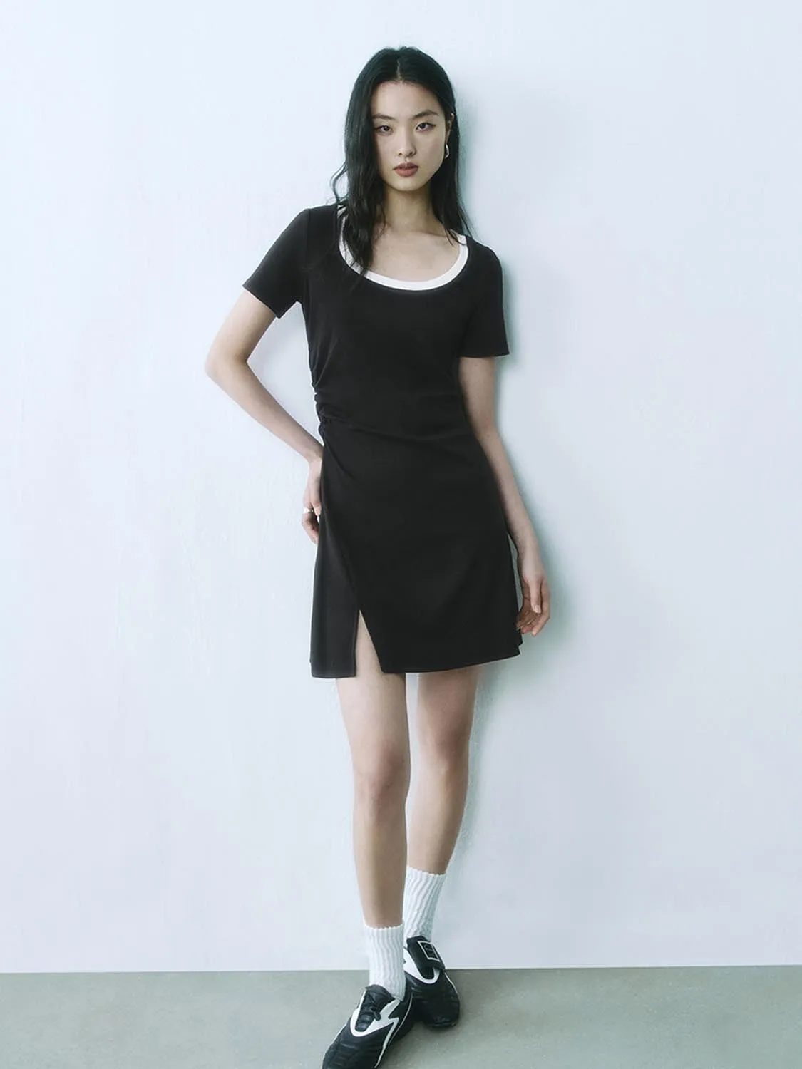 Short Sleeve A-Line Dresses