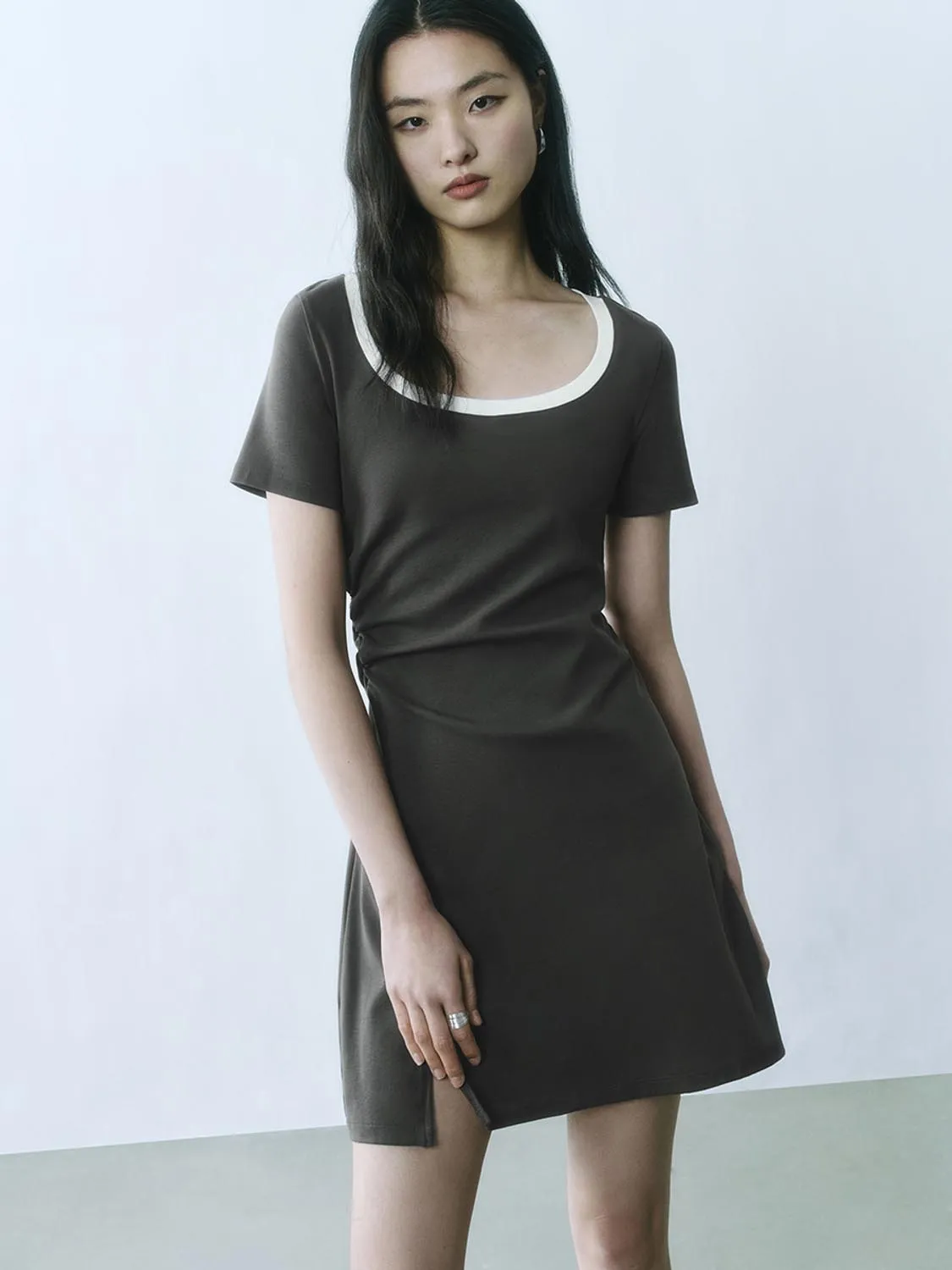 Short Sleeve A-Line Dresses