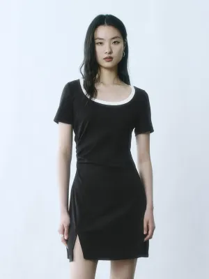 Short Sleeve A-Line Dresses