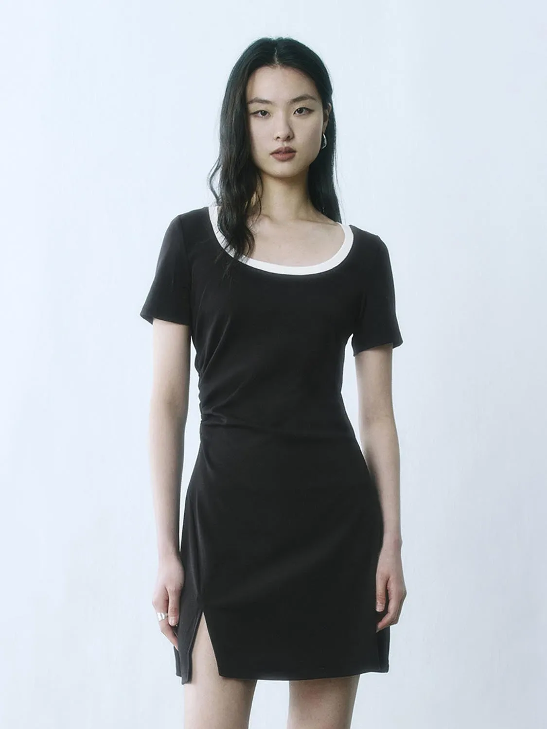 Short Sleeve A-Line Dresses