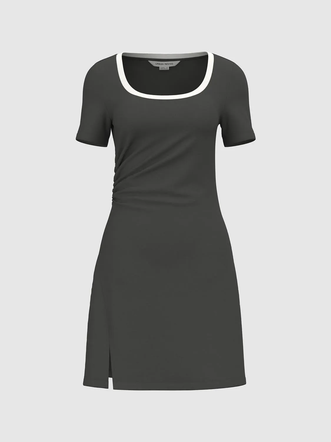 Short Sleeve A-Line Dresses