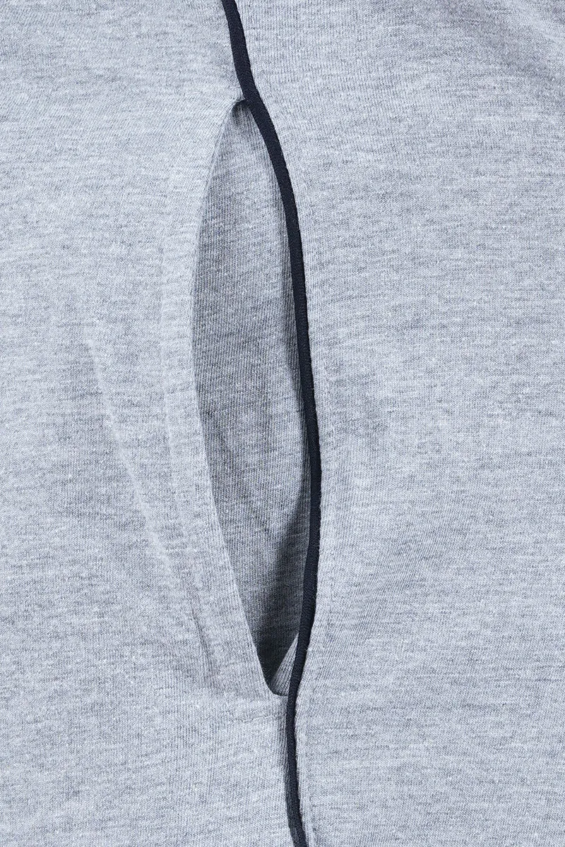Shorts - Gray Knitted Shorts For Mens | Ariser