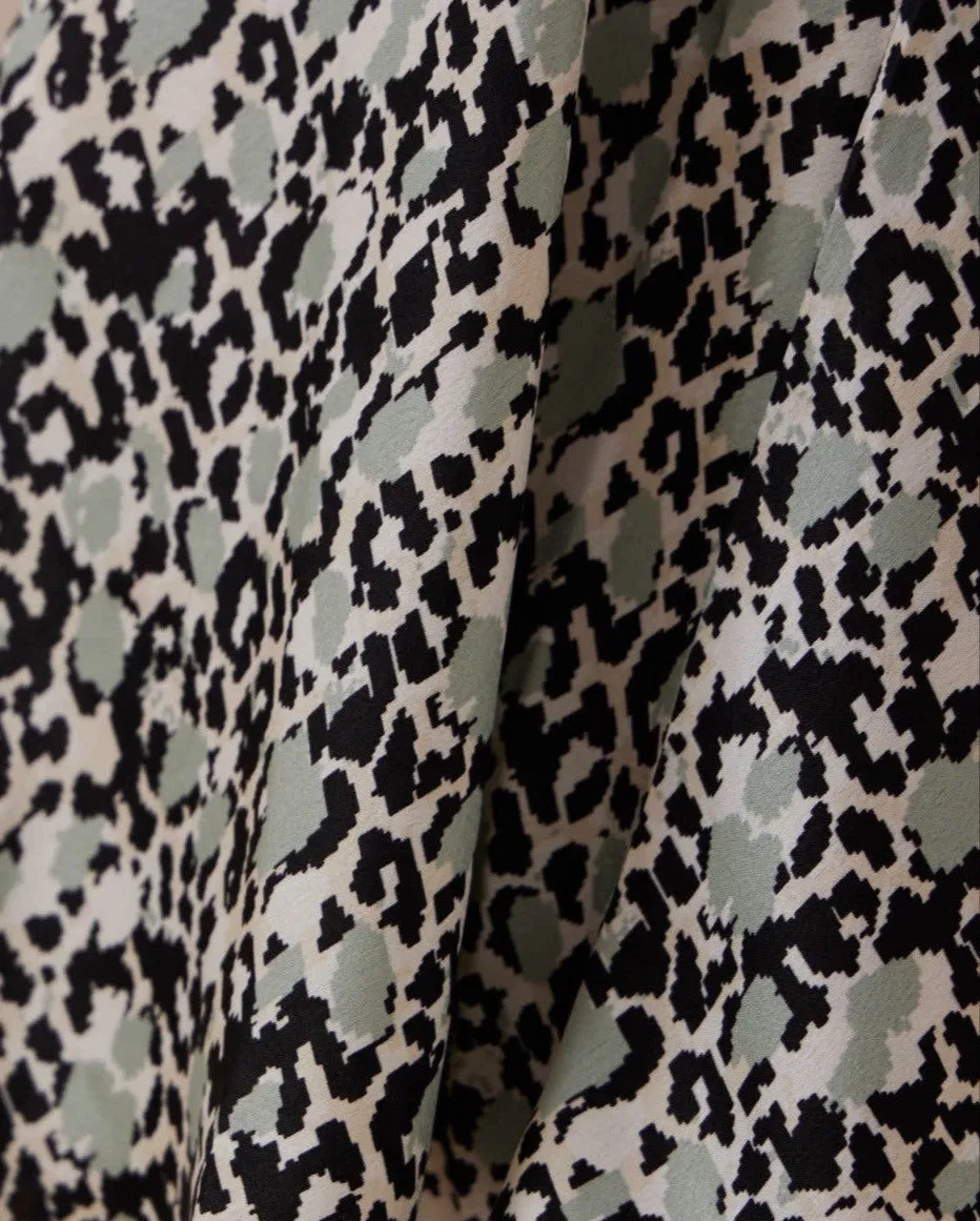 Sia Pant - Mint Leopard