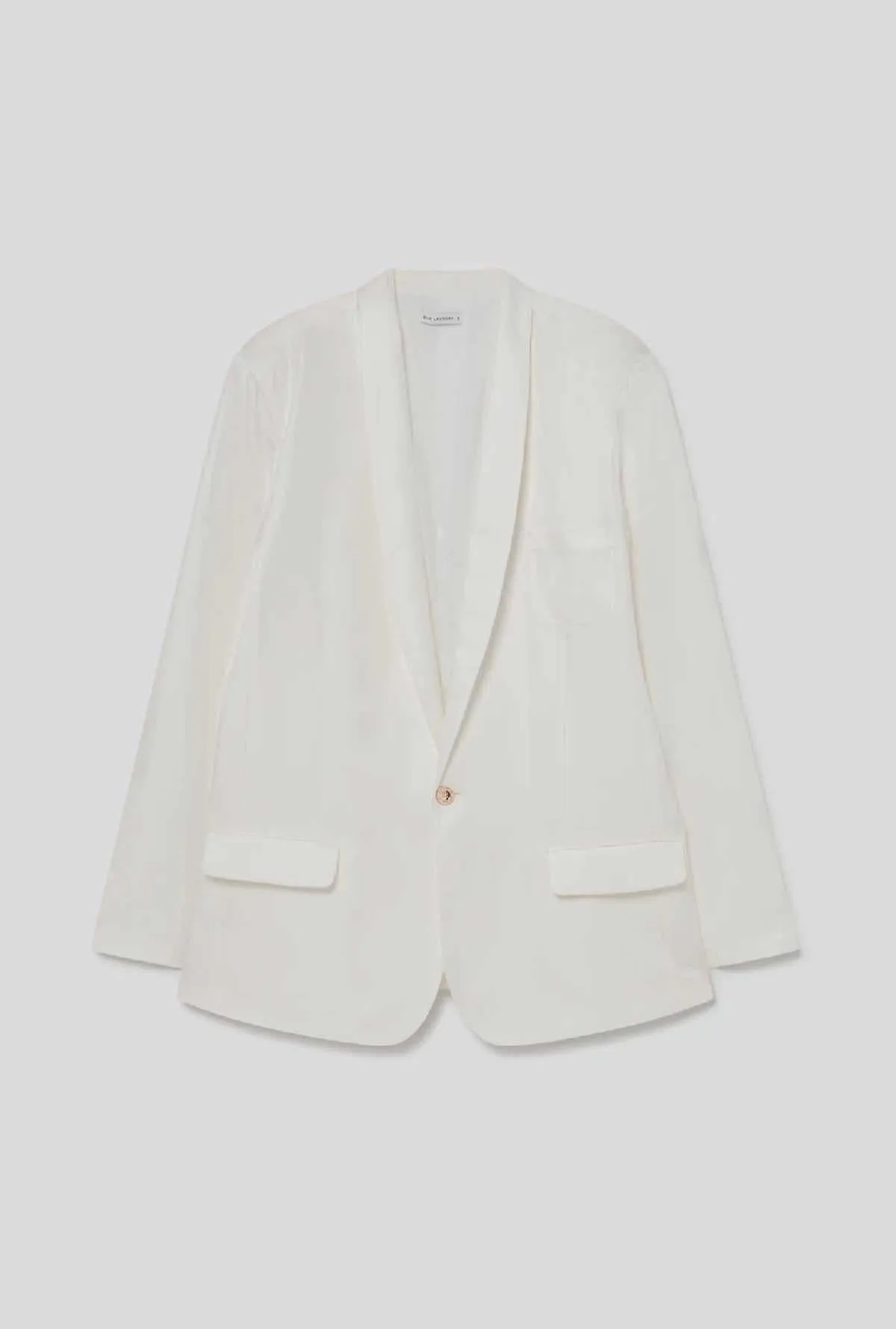 Silk Laundry Twill Miami Blazer White