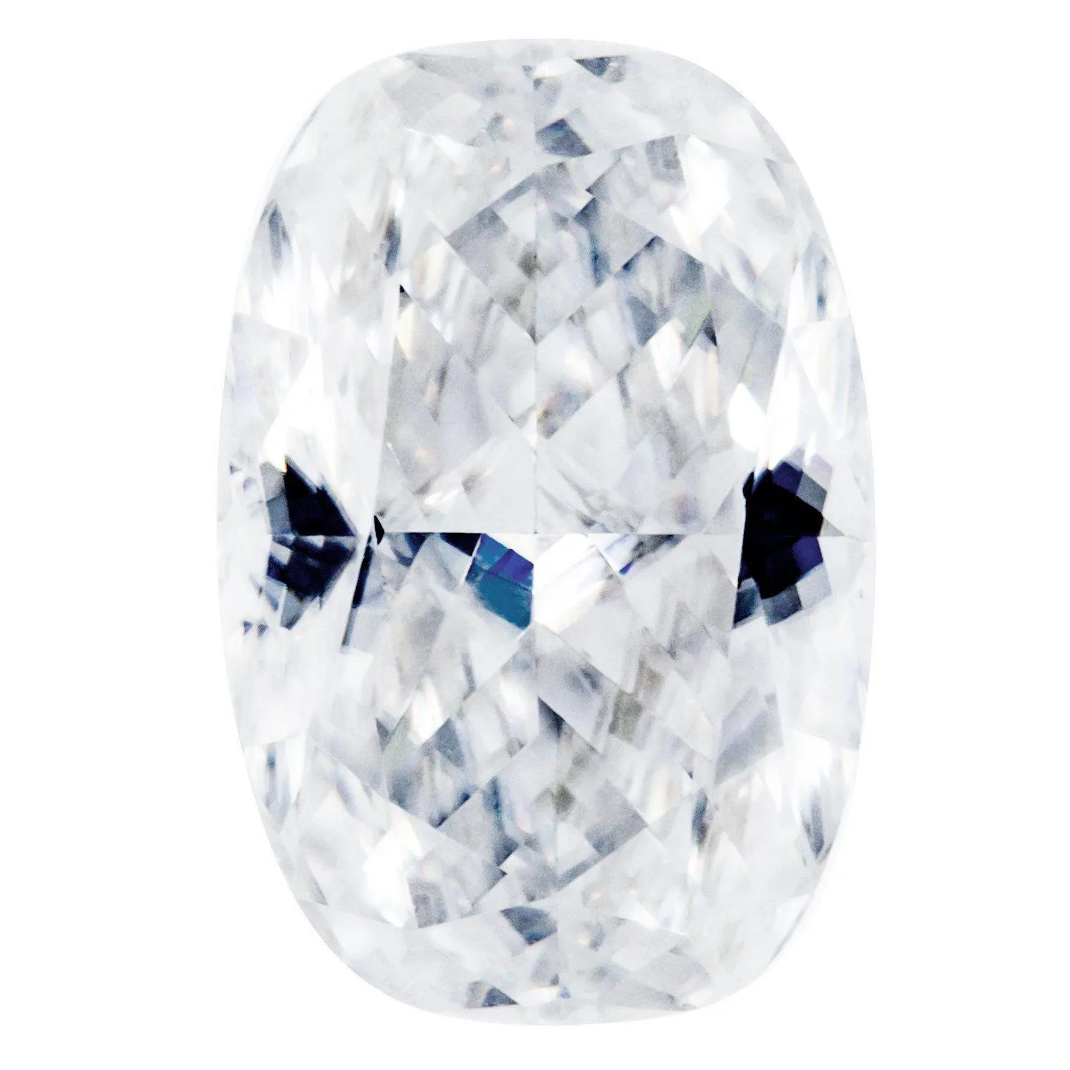 Skinny Cut Crushed Ice Elongated Cushion First Crush FAB Moissanite Loose Stone