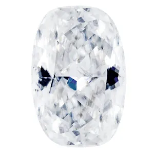 Skinny Cut Crushed Ice Elongated Cushion First Crush FAB Moissanite Loose Stone