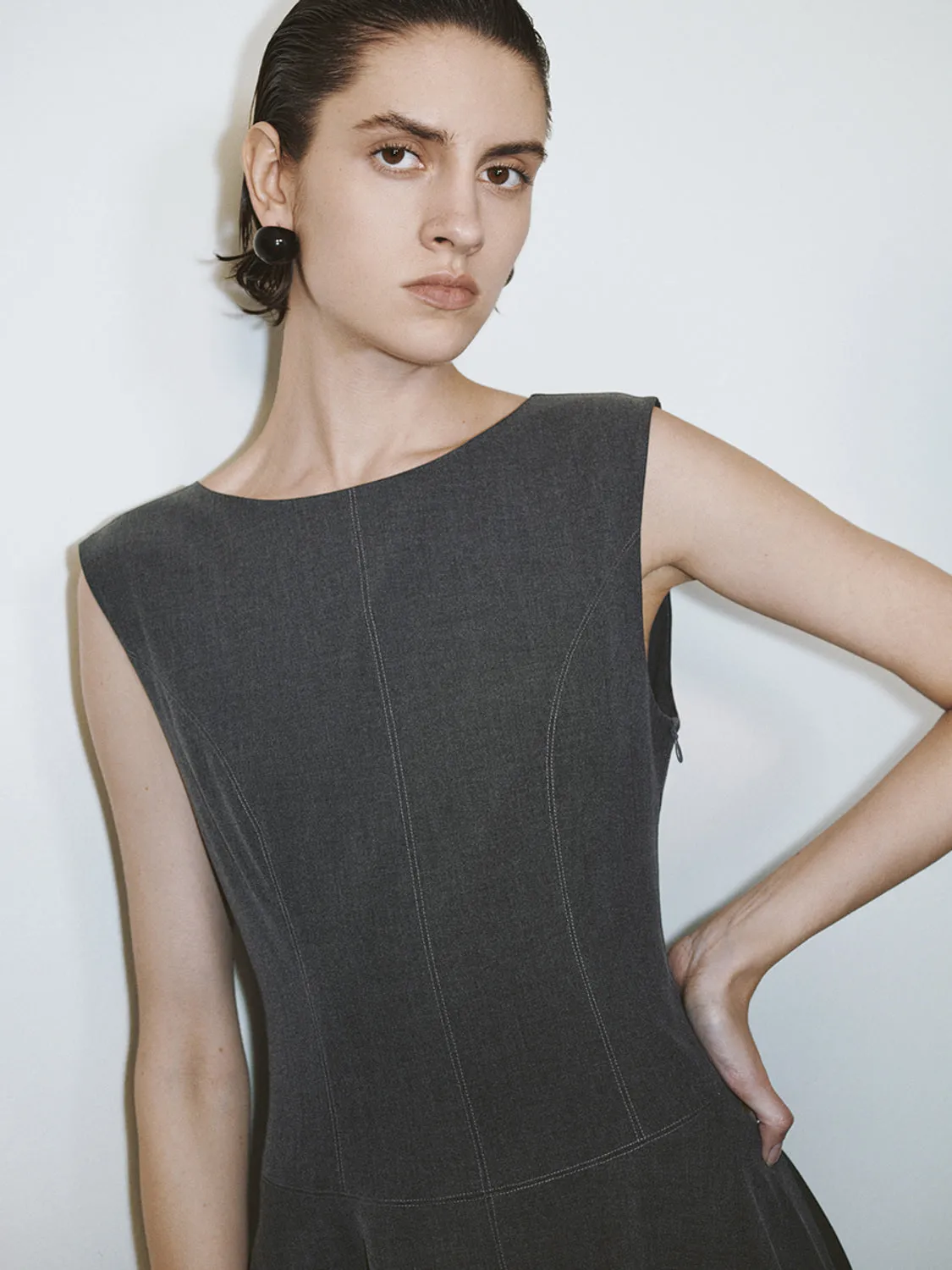 Sleeveless A-Line Dresses