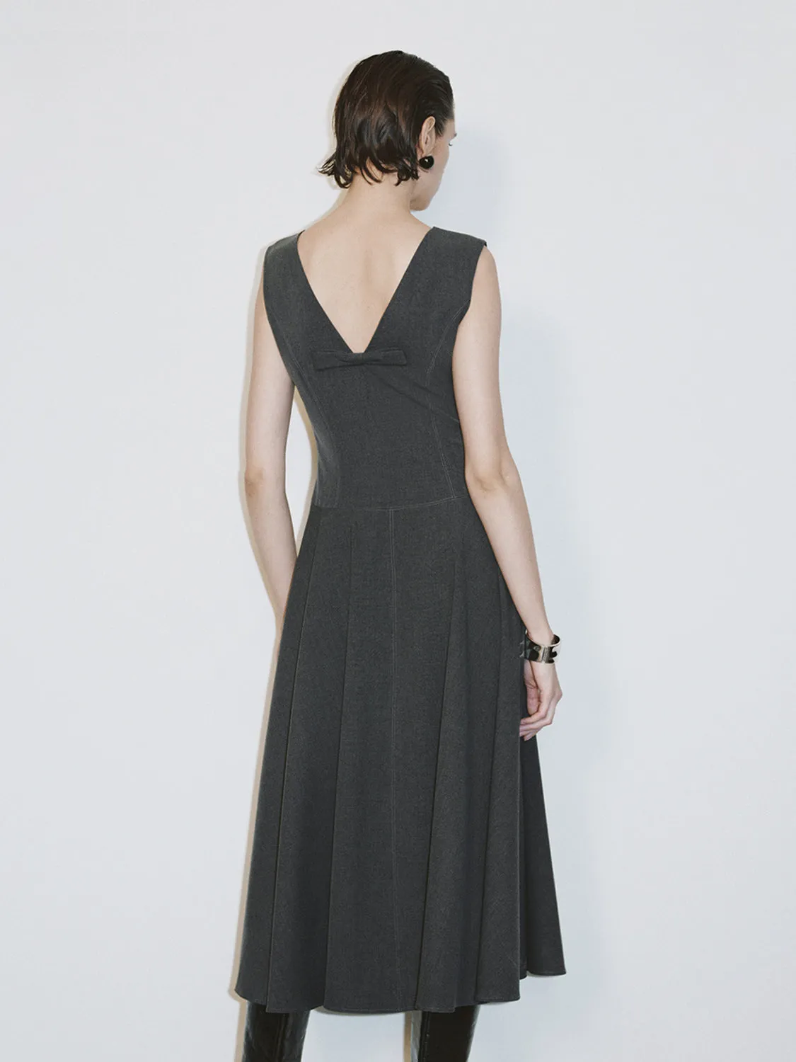 Sleeveless A-Line Dresses