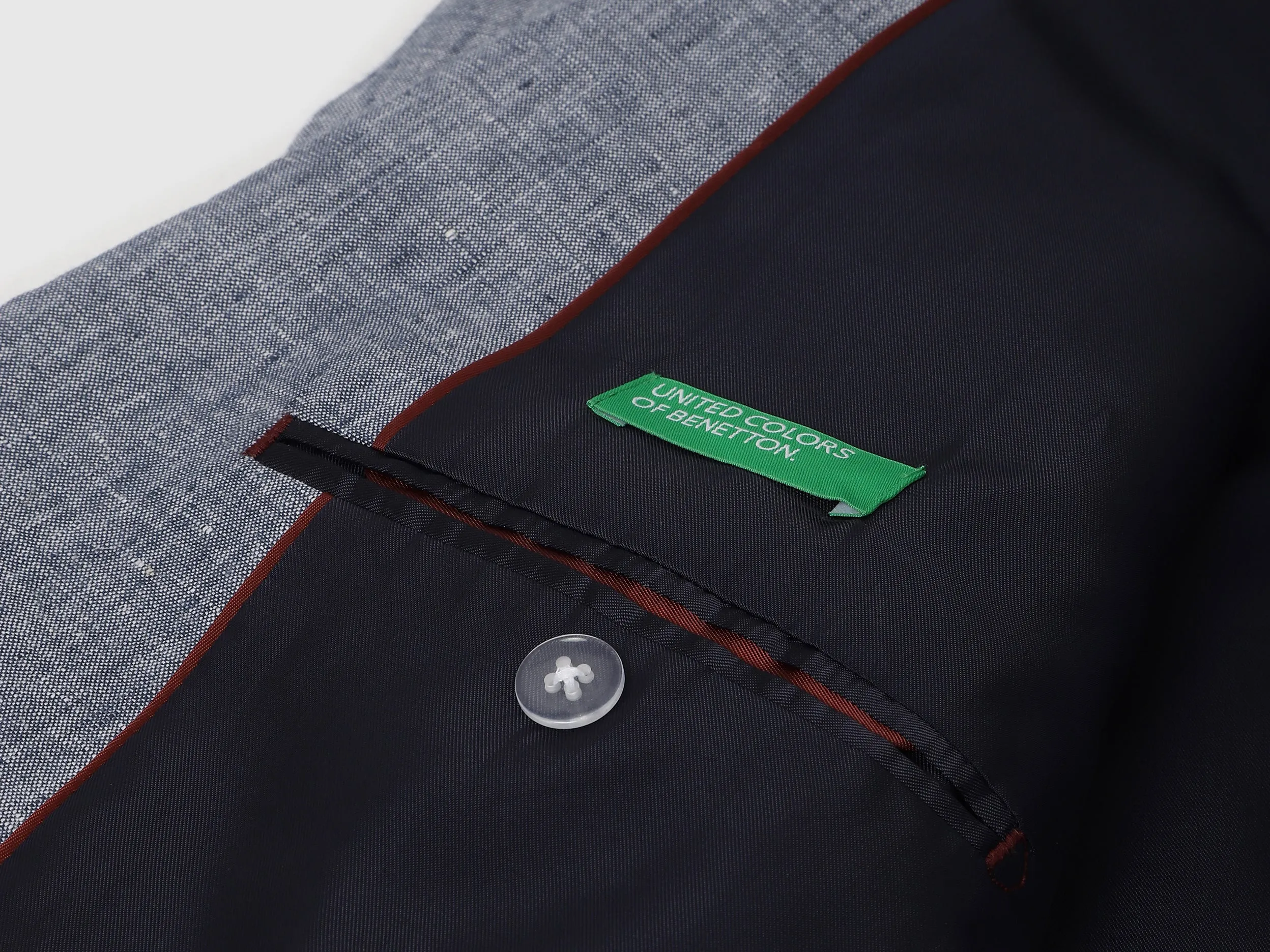 Slim Fit Lapel Collar Solid Blazer